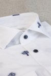 Poplin Print Λευκό Πουκάμισο