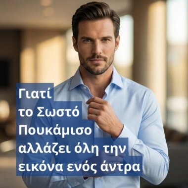 Γιατί το σωστό πουκάμισο αλλάζει όλη την εικόνα ενός άντρα